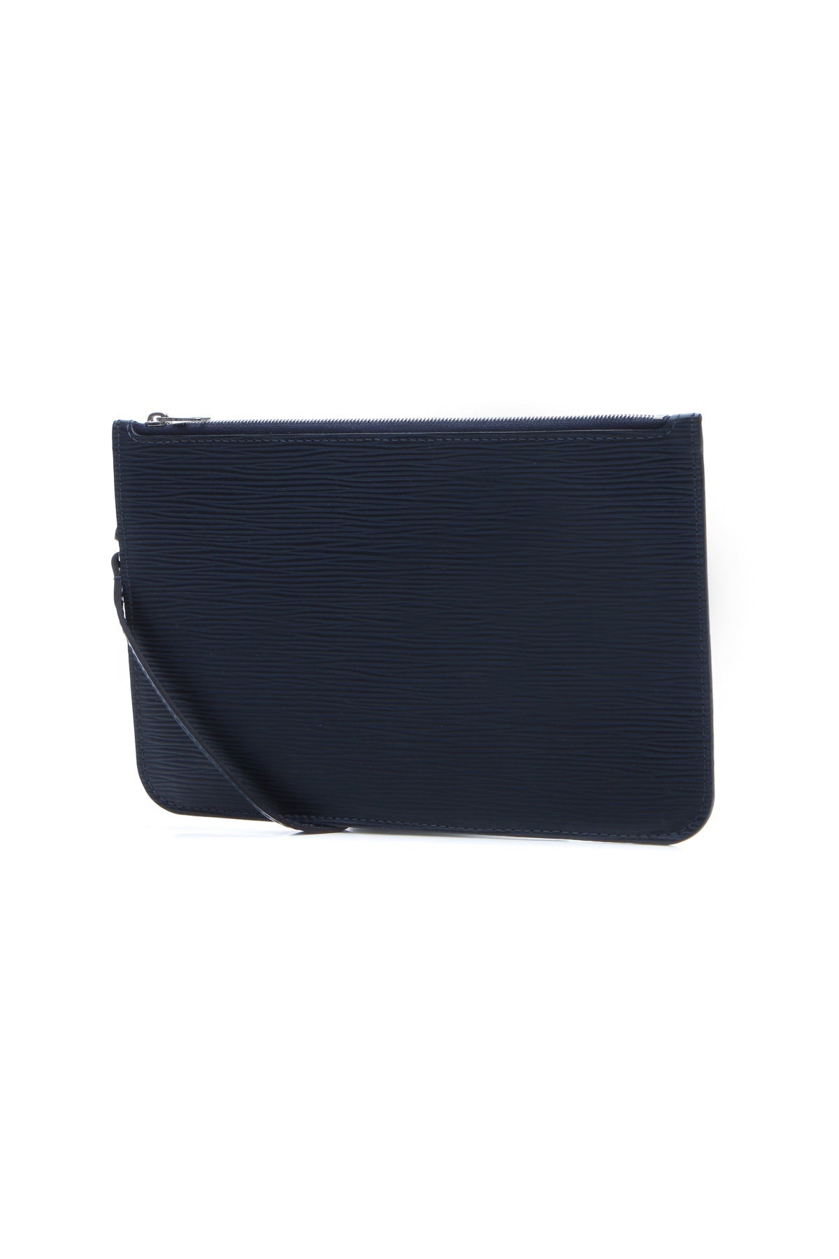Epi Neverfull Pouch Wristlet - Indigo