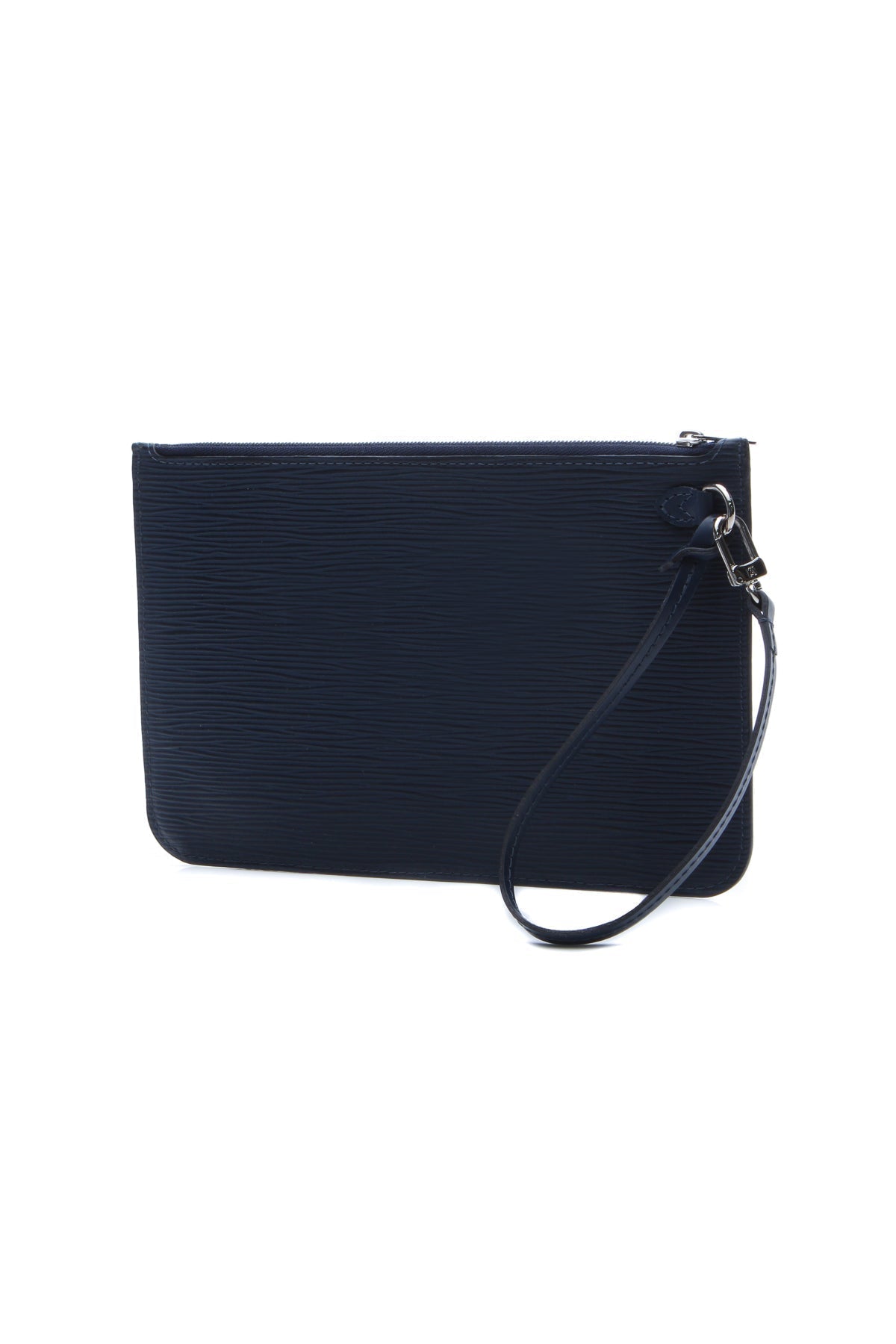 Epi Neverfull Pouch Wristlet - Indigo