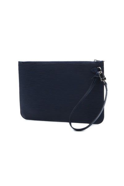 Epi Neverfull Pouch Wristlet - Indigo