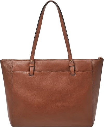 Fossil Women's Rachel Tote Purse Handbag Brown