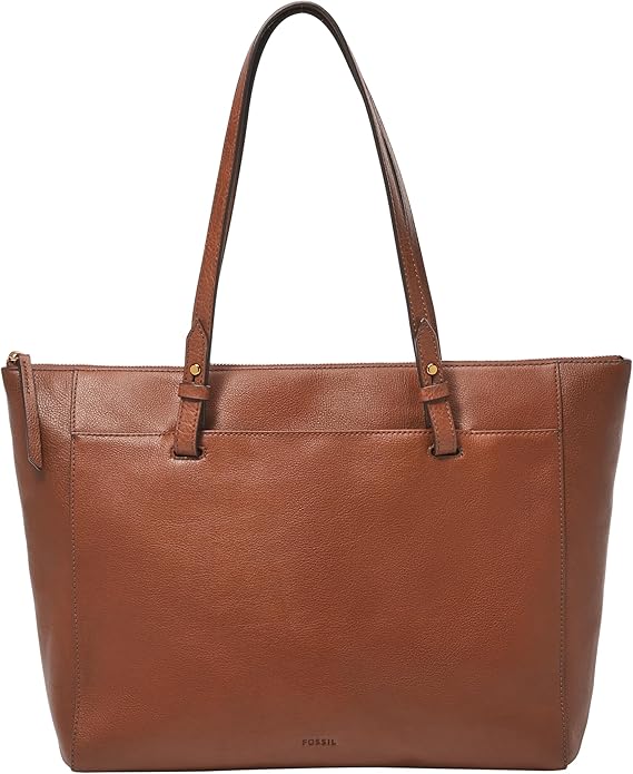 Fossil Women's Rachel Tote Purse Handbag Brown