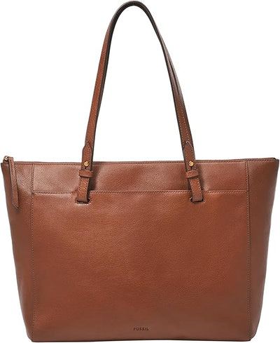 Fossil Women's Rachel Tote Purse Handbag Brown