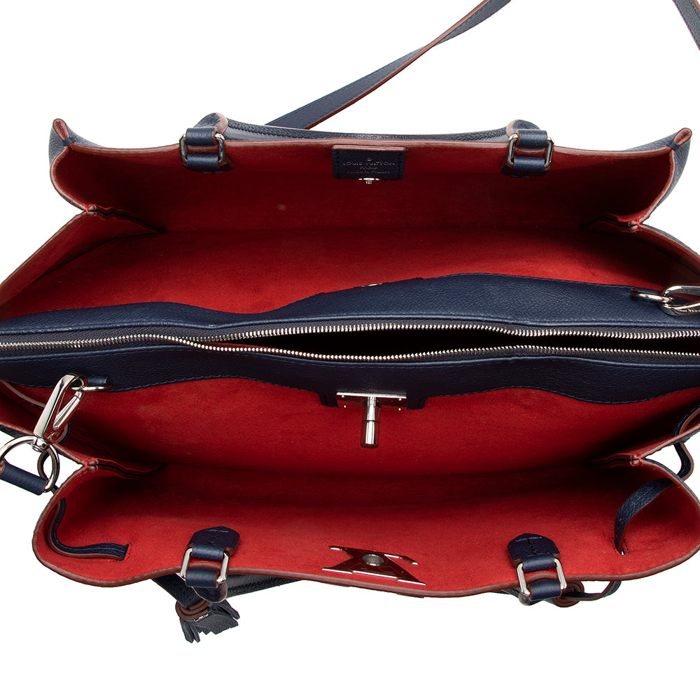 Louis Vuitton Calfskin Lockmeto Tote (SHF-14307)