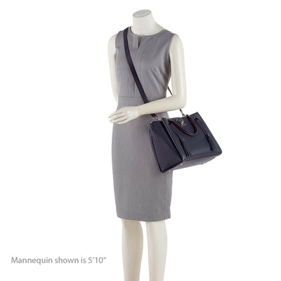 Louis Vuitton Calfskin Lockmeto Tote (SHF-14307)